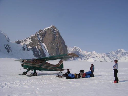 Dépose en avion