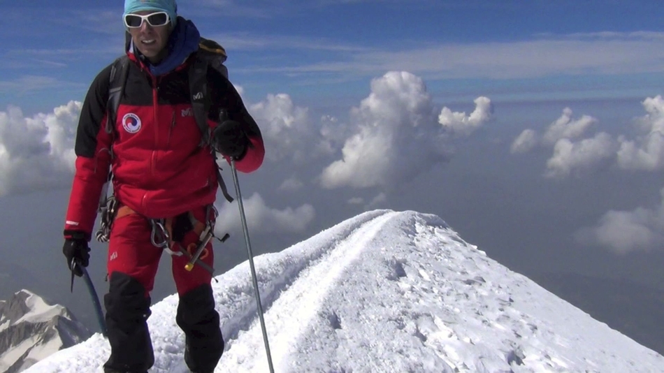 Arnaud Bayol sommet du Mont-Blanc