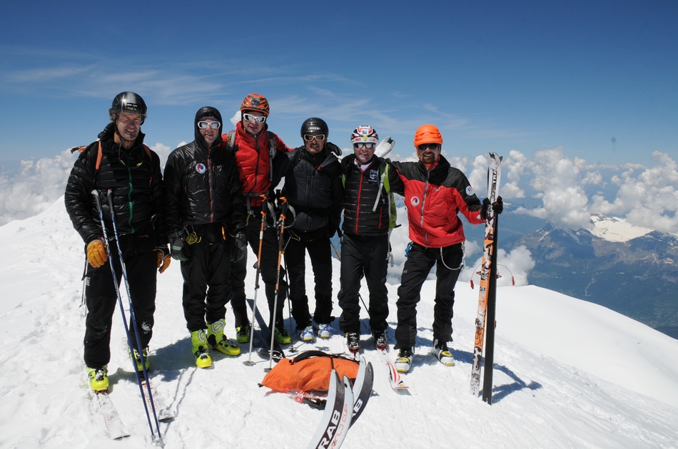 Le Mont-Blanc à skis à la journée