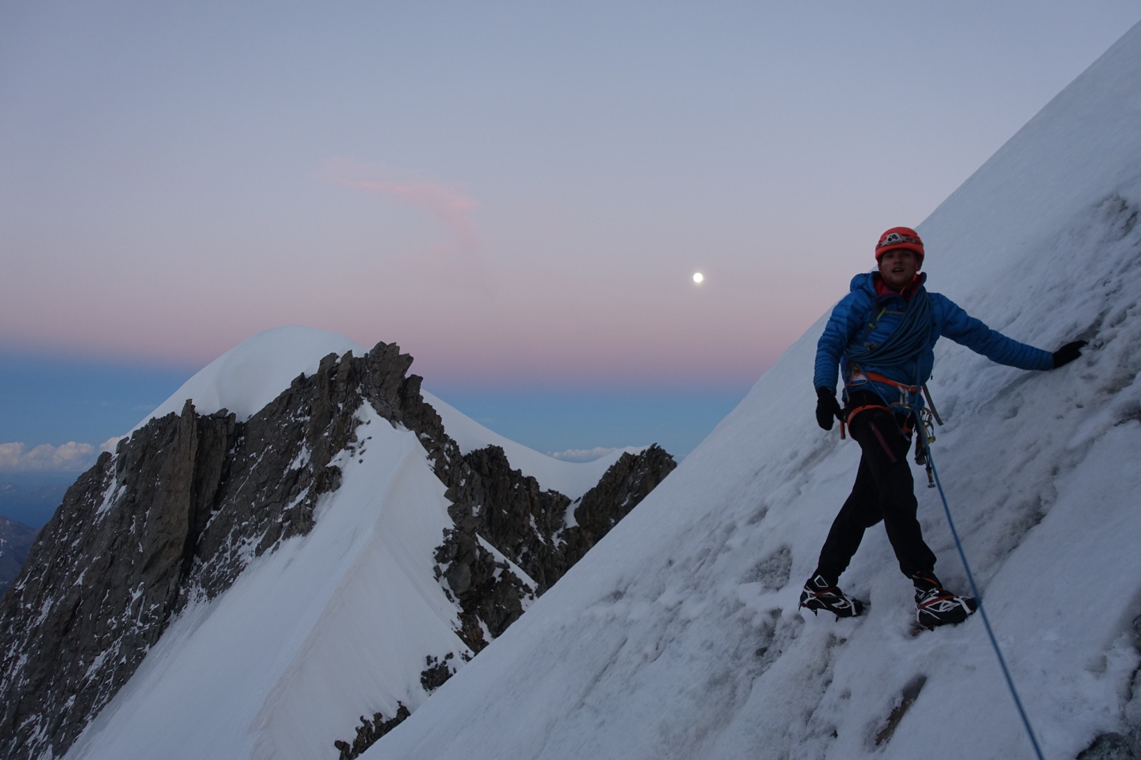 One Push en face sud du Mont Blanc Juillet 2016