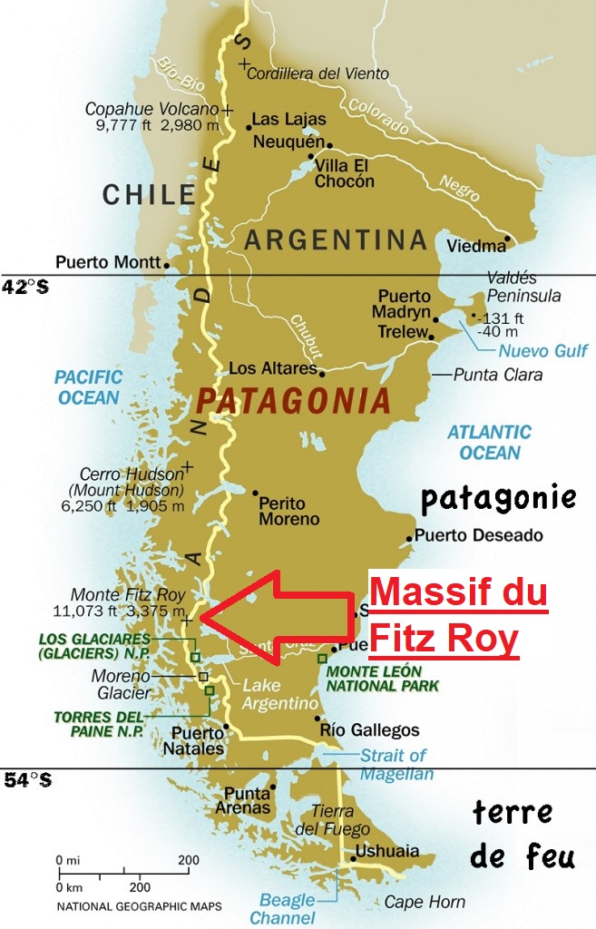 Carte d’Argentine