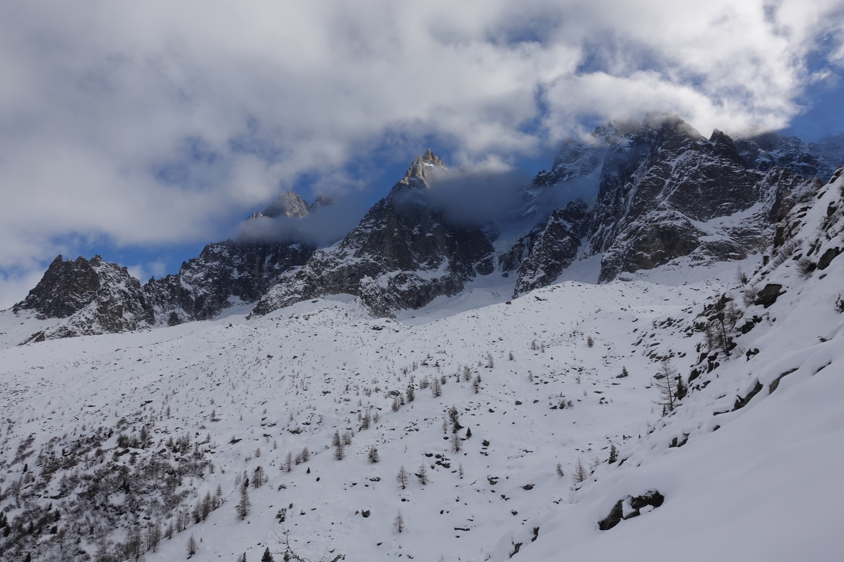 Ouverture Blaitière Blast - Aiguilles de Chamonix