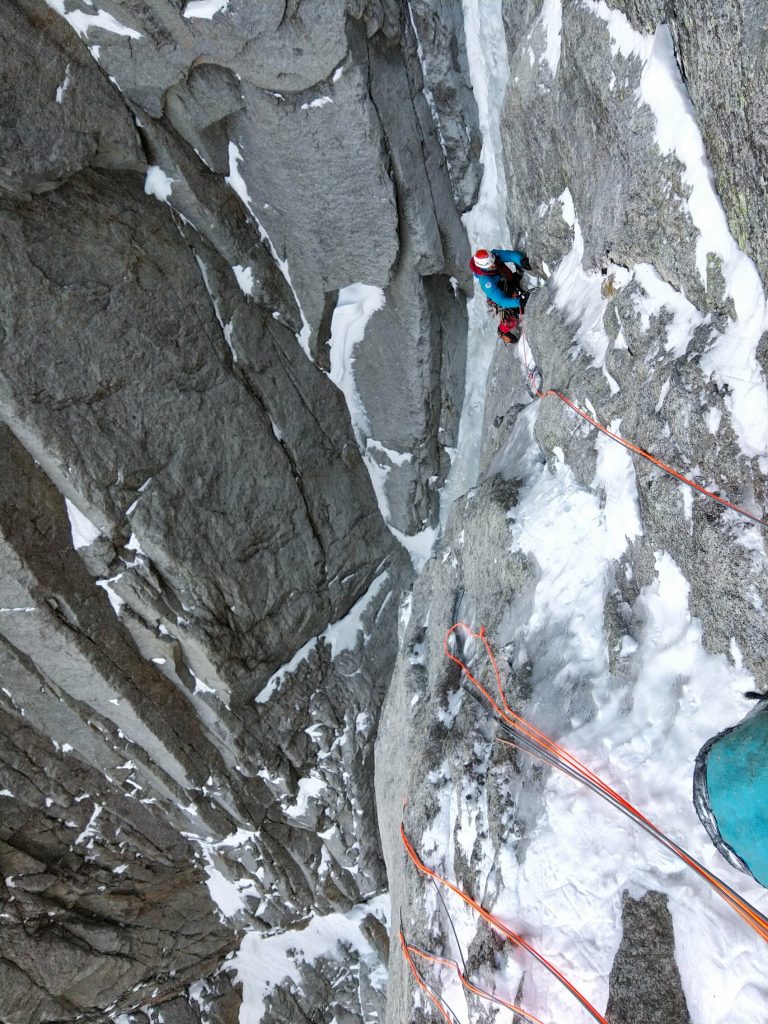 Ouverture Blaitière Blast - Aiguilles de Chamonix