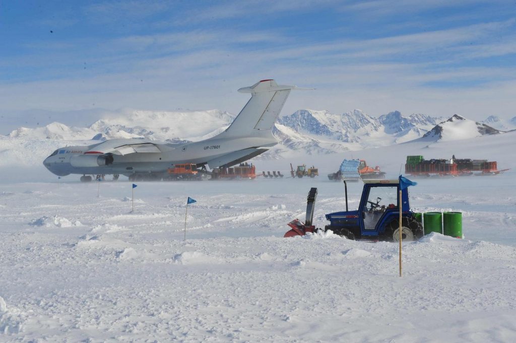 Arrivée à Union Glacier