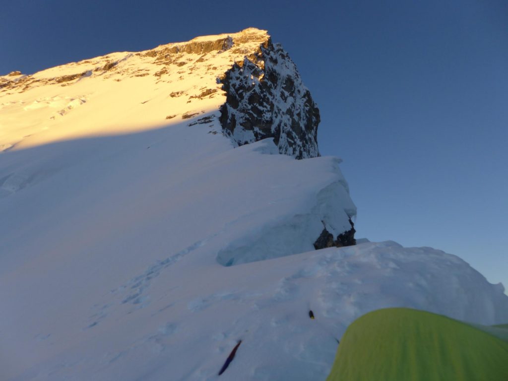 L'arête sud du Nyanang Ri