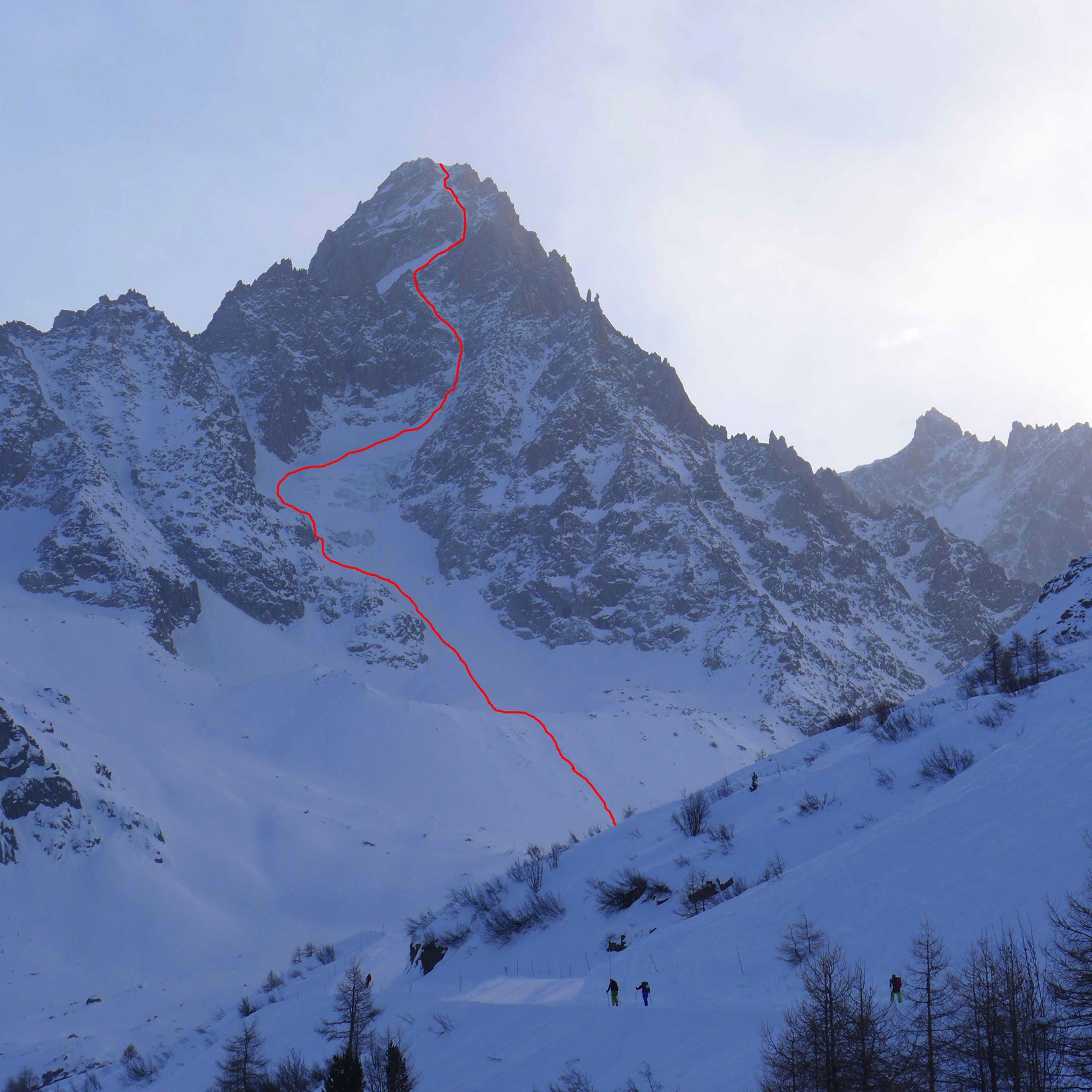 Couloir Ouest de l’Aiguille du Chardonnet