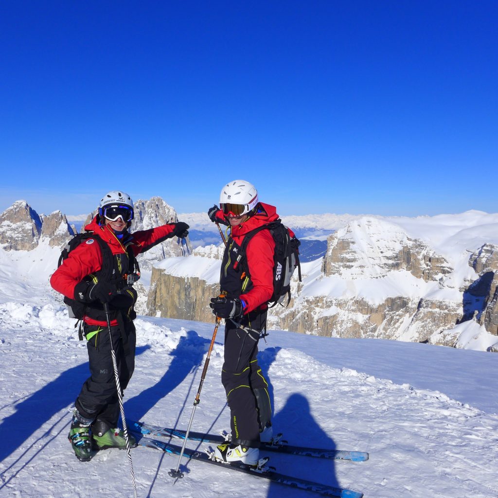 Au sommet du Saas Pordoi (2950m)