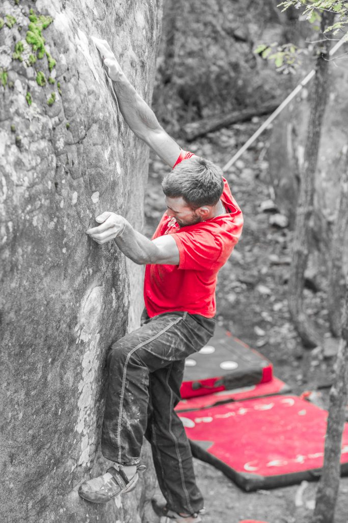 Arnaud Bayol dans la dalle qui rend fou, 7a