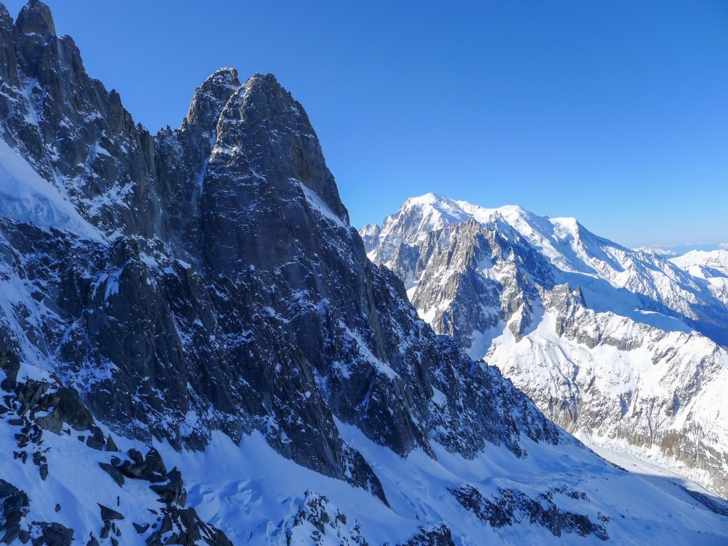 Alain - Face nord des Drus - Avril 15