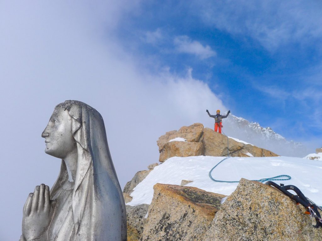 Alain - Face nord des Drus - Avril 15