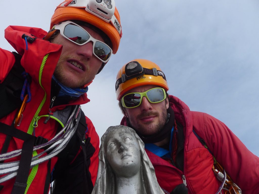 Alain - Face nord des Drus - Avril 15