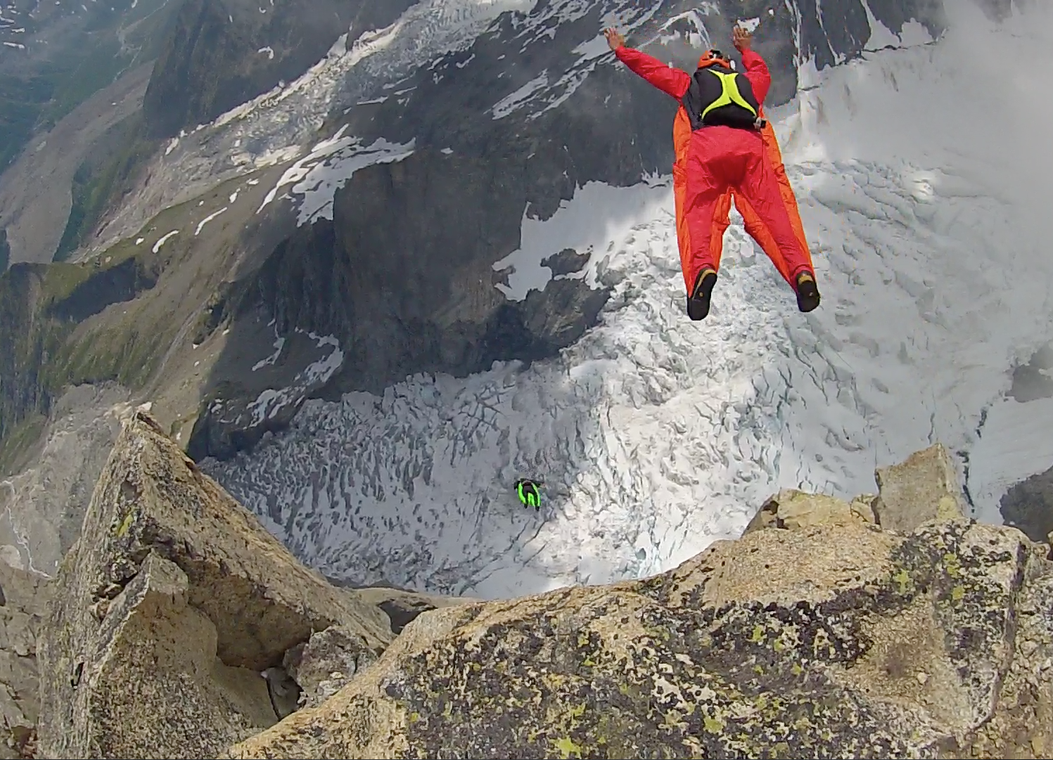 Aiguille noire de Peuterey – Paralpinisme