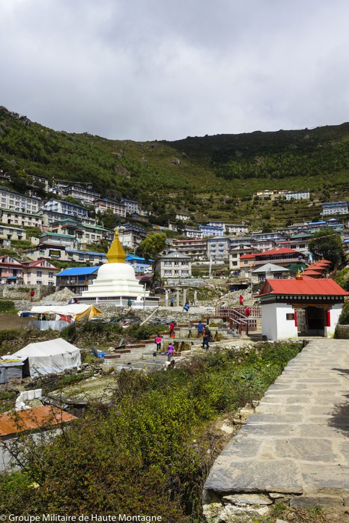 L'arrivée à Namche Bazar