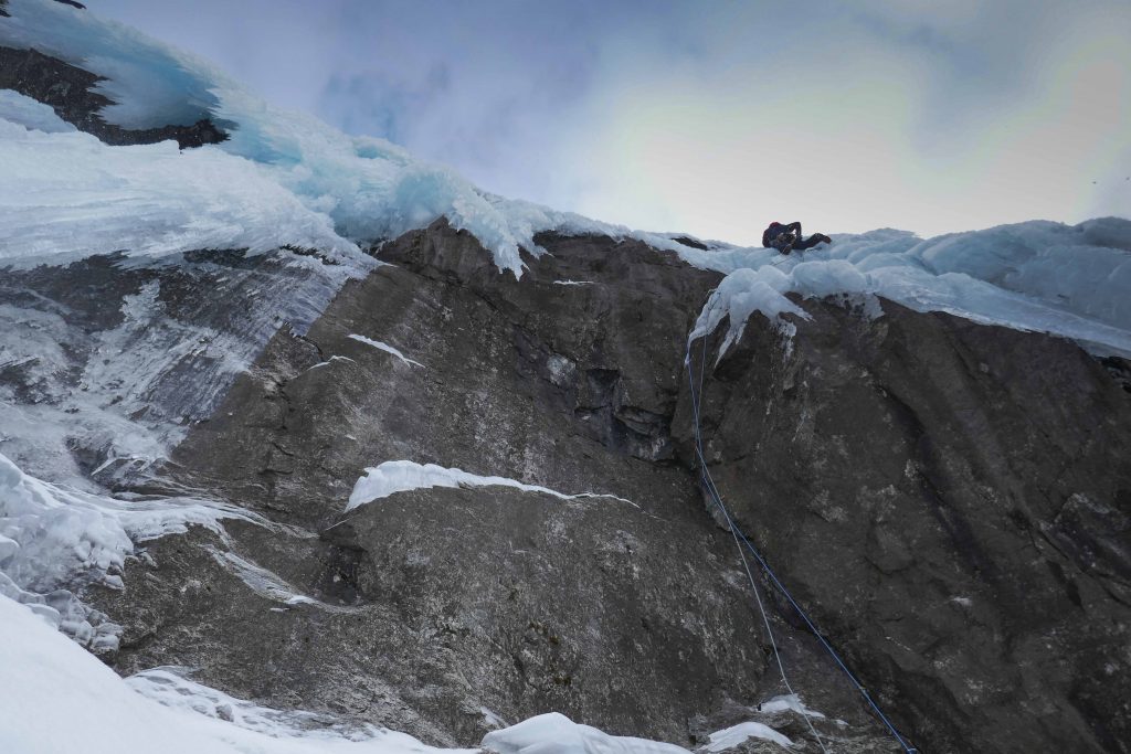 Après une fissure parfaite, des bulles glacées à remonter