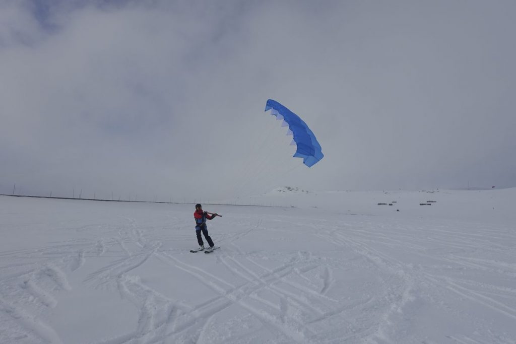 Expérimentation du skisail