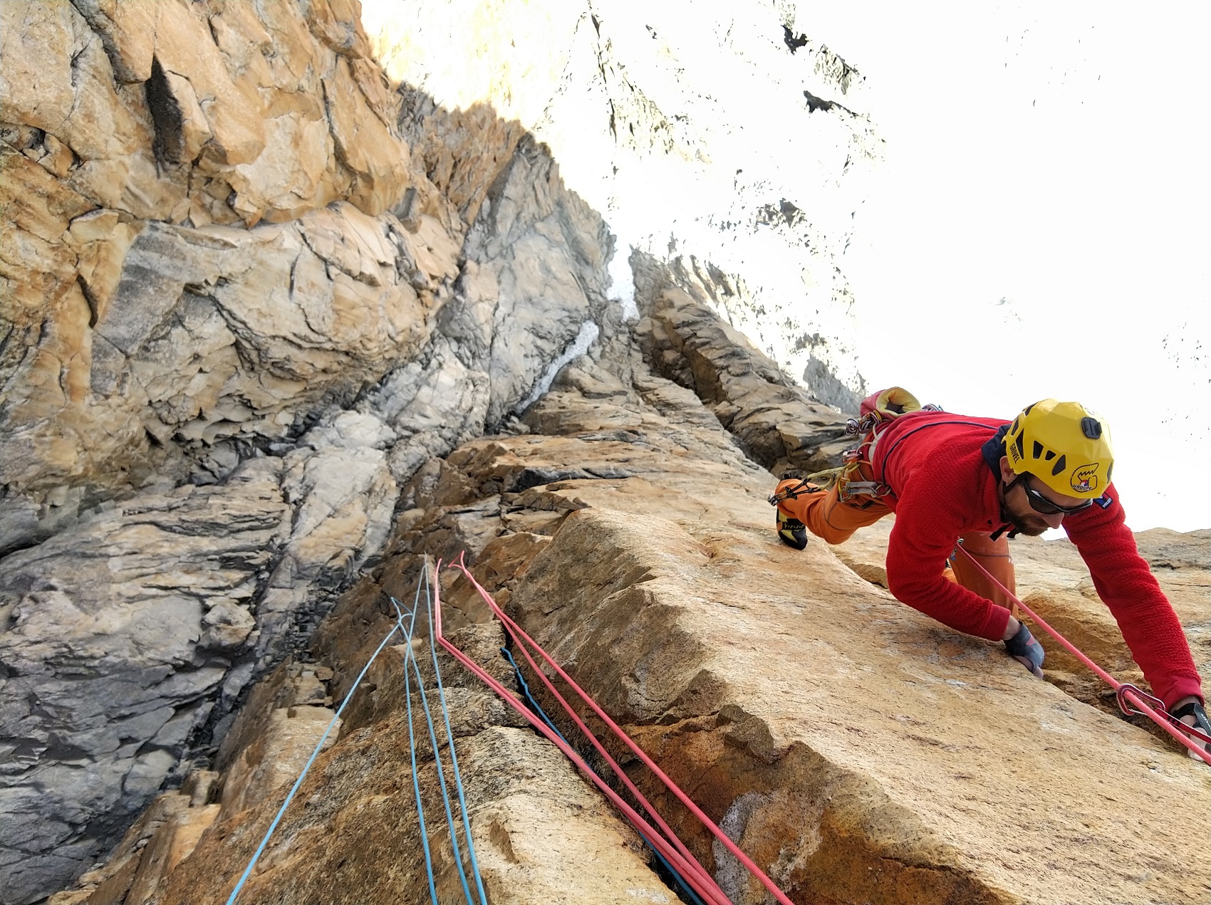 Pilier Sud et Tour Jaune à l’Aiguille d’Argentière