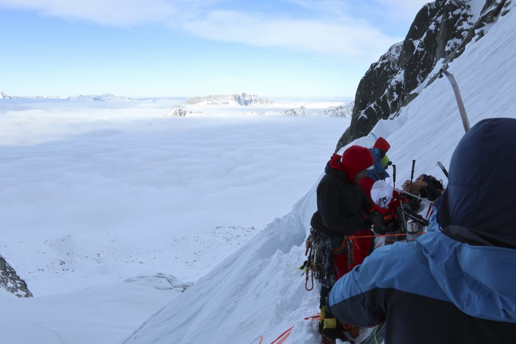 Ouverture Blaitière Blast - Aiguilles de Chamonix