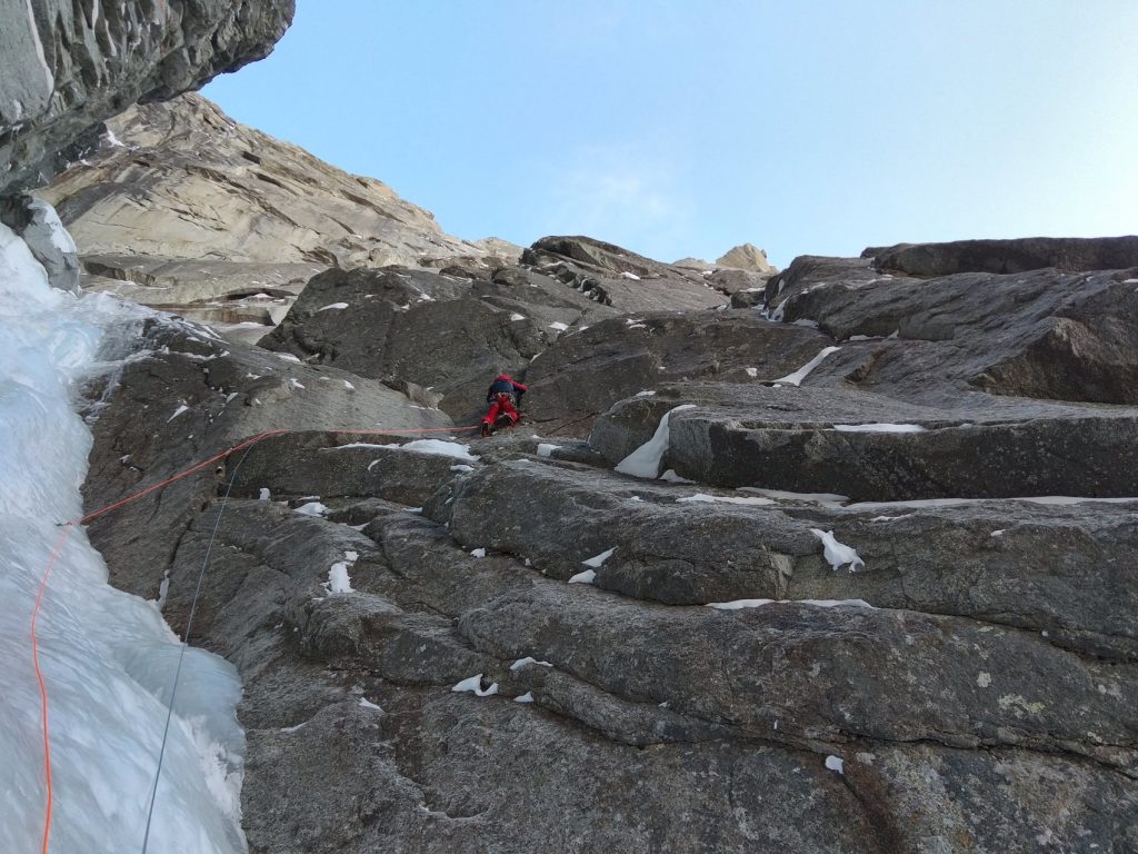 Ouverture Blaitière Blast - Aiguilles de Chamonix