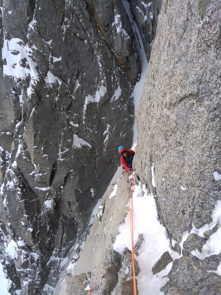 Ouverture Blaitière Blast - Aiguilles de Chamonix