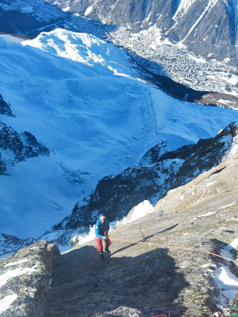 Ouverture Blaitière Blast - Aiguilles de Chamonix