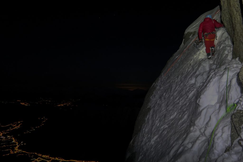 Ouverture Blaitière Blast - Aiguilles de Chamonix